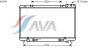 AVA QUALITY COOLING TO2160 Radiator, engine cooling