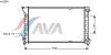 AVA QUALITY COOLING VW2066 Radiator, engine cooling