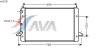 AVA QUALITY COOLING VW2135 Radiator, engine cooling