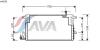 AVA QUALITY COOLING VW5161 Condenser, air conditioning