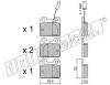 fri.tech. 010.2 (0102) Brake Pad Set, disc brake