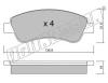 fri.tech. 336.0 (3360) Brake Pad Set, disc brake