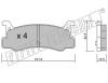 fri.tech. 398.0 (3980) Brake Pad Set, disc brake