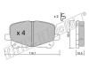 fri.tech. 459.0 (4590) Brake Pad Set, disc brake