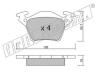 fri.tech. 590.0 (5900) Brake Pad Set, disc brake