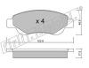 fri.tech. 653.0 (6530) Brake Pad Set, disc brake