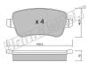 fri.tech. 722.0 (7220) Brake Pad Set, disc brake