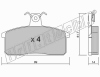 fri.tech. 028.4 (0284) Brake Pad Set, disc brake