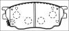 AKYOTO AKD-5483 (AKD5483) Brake Pad Set, disc brake