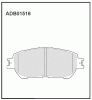 ALLIED NIPPON ADB01516 Brake Pad Set, disc brake