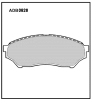 ALLIED NIPPON ADB0826 Brake Pad Set, disc brake