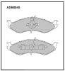 ALLIED NIPPON ADB0845 Brake Pad Set, disc brake