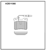 ALLIED NIPPON ADB11060 Brake Pad Set, disc brake