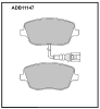 ALLIED NIPPON ADB11147 Brake Pad Set, disc brake