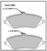 ALLIED NIPPON ADB11251 Brake Pad Set, disc brake