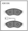 ALLIED NIPPON ADB11589 Brake Pad Set, disc brake