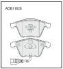 ALLIED NIPPON ADB11628 Brake Pad Set, disc brake