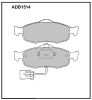 ALLIED NIPPON ADB1514 Brake Pad Set, disc brake