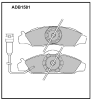 ALLIED NIPPON ADB1581 Brake Pad Set, disc brake