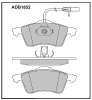 ALLIED NIPPON ADB1852 Brake Pad Set, disc brake