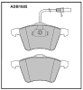 ALLIED NIPPON ADB1885 Brake Pad Set, disc brake