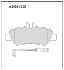 ALLIED NIPPON ADB21556 Brake Pad Set, disc brake