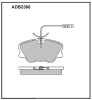 ALLIED NIPPON ADB2360 Brake Pad Set, disc brake