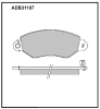 ALLIED NIPPON ADB31107 Brake Pad Set, disc brake