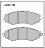 ALLIED NIPPON ADB31188 Brake Pad Set, disc brake