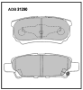 ALLIED NIPPON ADB31290 Brake Pad Set, disc brake