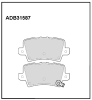 ALLIED NIPPON ADB31587 Brake Pad Set, disc brake