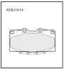 ALLIED NIPPON ADB31614 Brake Pad Set, disc brake