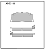 ALLIED NIPPON ADB3163 Brake Pad Set, disc brake