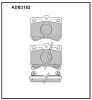 ALLIED NIPPON ADB3182 Brake Pad Set, disc brake