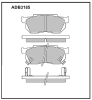 ALLIED NIPPON ADB3185 Brake Pad Set, disc brake