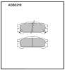 ALLIED NIPPON ADB3218 Brake Pad Set, disc brake