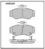 ALLIED NIPPON ADB3225 Brake Pad Set, disc brake