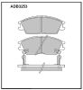 ALLIED NIPPON ADB3253 Brake Pad Set, disc brake