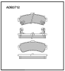 ALLIED NIPPON ADB3712 Brake Pad Set, disc brake