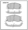 ALLIED NIPPON ADB3745 Brake Pad Set, disc brake