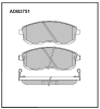 ALLIED NIPPON ADB3751 Brake Pad Set, disc brake