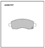 ALLIED NIPPON ADB3757 Brake Pad Set, disc brake