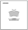 ALLIED NIPPON ADB3803 Brake Pad Set, disc brake