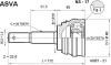 ASVA NS-17 (NS17) Joint Kit, drive shaft