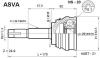 ASVA NS20 Joint Kit, drive shaft