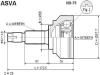 ASVA NS75 Joint Kit, drive shaft