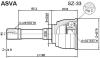 ASVA SZ-33 (SZ33) Joint Kit, drive shaft