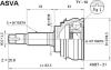 ASVA TY-12 (TY12) Joint Kit, drive shaft