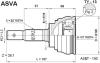 ASVA TY-13 (TY13) Joint Kit, drive shaft
