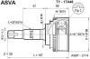 ASVA TY17A48 Joint Kit, drive shaft